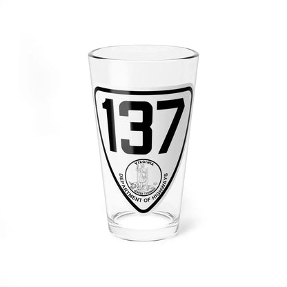 Virginia 137 1924 (Virginia) (Road Sign) Pint Glass 16oz 16oz - Go Mug Yourself