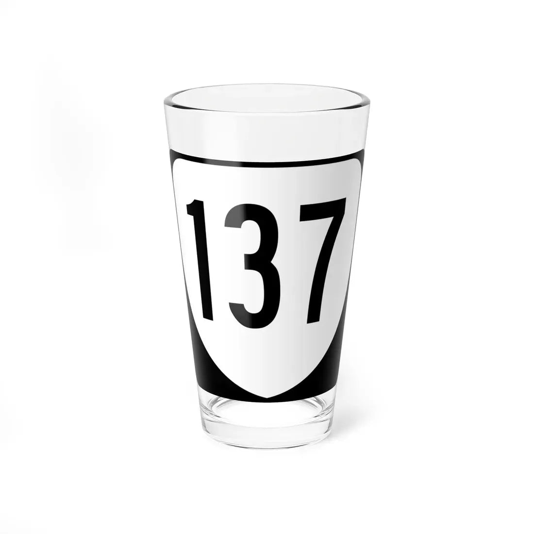 Virginia 137 1980 (Virginia) (Road Sign) Pint Glass 16oz 16oz - Go Mug Yourself