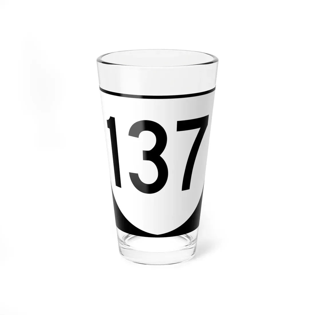 Virginia 137 (Virginia) (Road Sign) Pint Glass 16oz 16oz - Go Mug Yourself