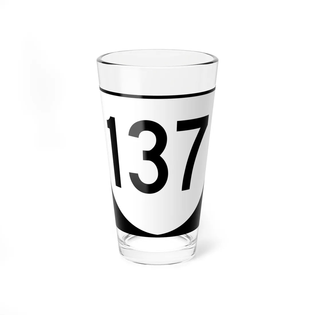 Virginia 137 (Virginia) (Road Sign) Pint Glss 16oz 16oz - Go Mug Yourself