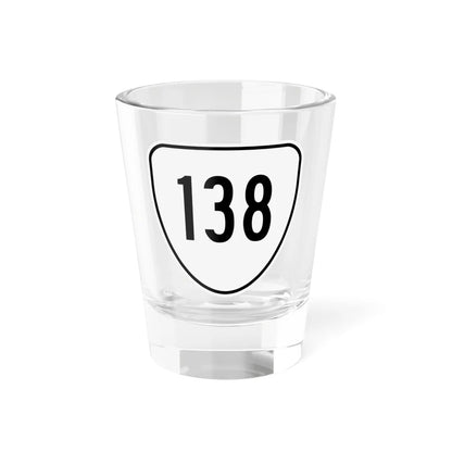 Virginia 138 1956 (Virginia) (Road Sign) Shot Glass 1.5oz 1.5oz - Go Mug Yourself
