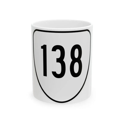 Virginia 138 1956 (Virginia) (Road Sign) White Coffee Mug 11oz - Go Mug Yourself