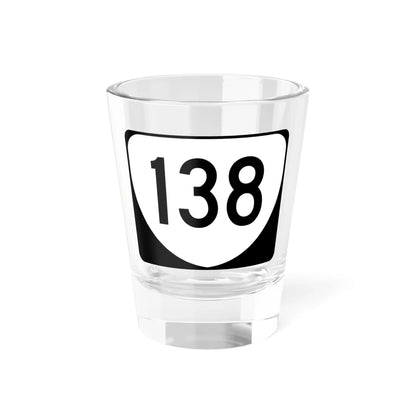Virginia 138 (Virginia) (Road Sign) Shot Glass 1.5oz 1.5oz - Go Mug Yourself