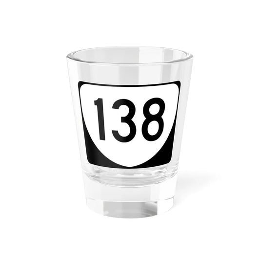 Virginia 138 (Virginia) (Road Sign) Shot Glass 1.5oz 1.5oz - Go Mug Yourself