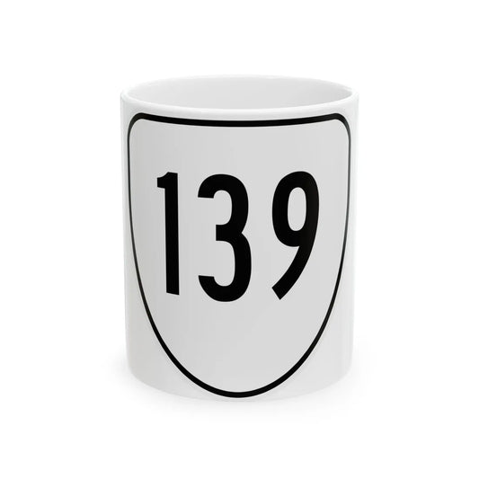 Virginia 139 1956 (Virginia) (Road Sign) White Coffee Mug 11oz - Go Mug Yourself