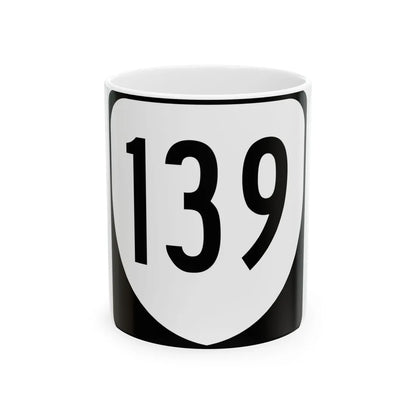 Virginia 139 1980 (Virginia) (Road Sign) White Coffee Mug 11oz - Go Mug Yourself