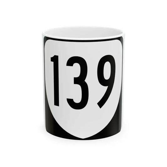 Virginia 139 1980 (Virginia) (Road Sign) White Coffee Mug 11oz - Go Mug Yourself