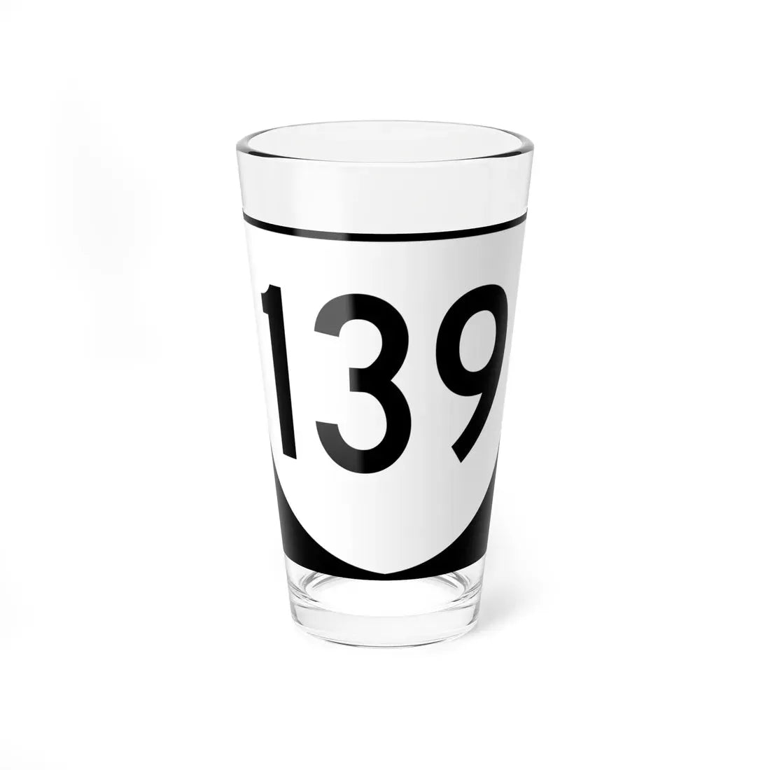 Virginia 139 (Virginia) (Road Sign) Pint Glass 16oz 16oz - Go Mug Yourself
