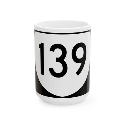 Virginia 139 (Virginia) (Road Sign) White Coffee Mug 15oz - Go Mug Yourself