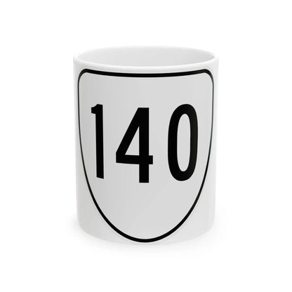 Virginia 140 1956 (Virginia) (Road Sign) White Coffee Mug 11oz - Go Mug Yourself