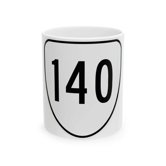 Virginia 140 1956 (Virginia) (Road Sign) White Coffee Mug 11oz - Go Mug Yourself