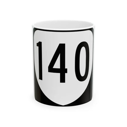 Virginia 140 1980 (Virginia) (Road Sign) White Coffee Mug 11oz - Go Mug Yourself