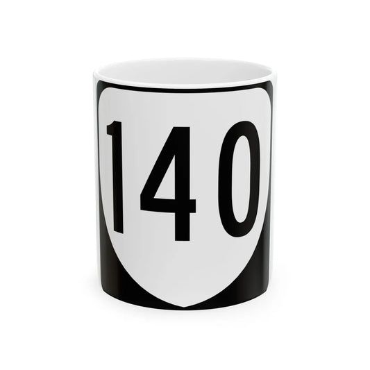 Virginia 140 1980 (Virginia) (Road Sign) White Coffee Mug 11oz - Go Mug Yourself