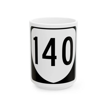 Virginia 140 1980 (Virginia) (Road Sign) White Coffee Mug 15oz - Go Mug Yourself