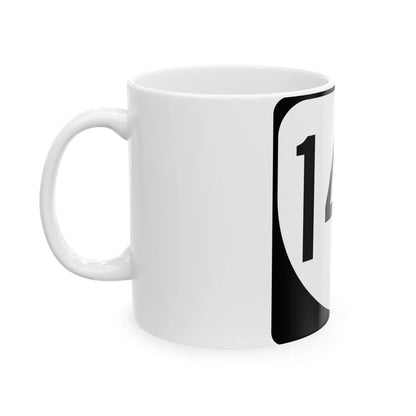 Virginia 140 1980 (Virginia) (Road Sign) White Coffee Mug - Go Mug Yourself