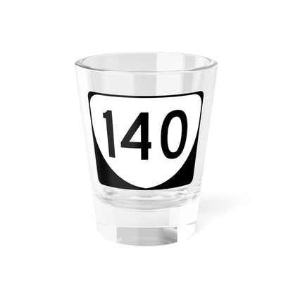 Virginia 140 (Virginia) (Road Sign) Shot Glass 1.5oz 1.5oz - Go Mug Yourself