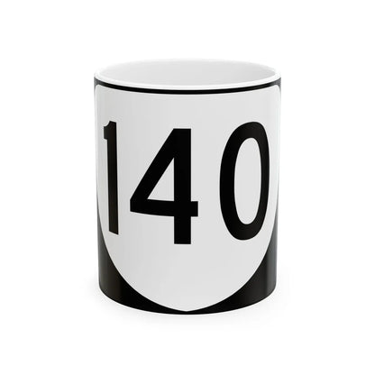 Virginia 140 (Virginia) (Road Sign) White Coffee Mug 11oz - Go Mug Yourself