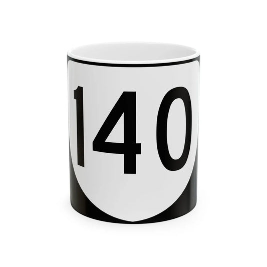 Virginia 140 (Virginia) (Road Sign) White Coffee Mug 11oz - Go Mug Yourself
