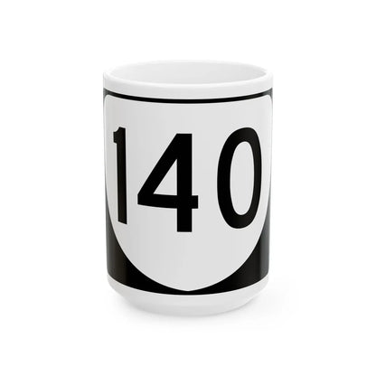 Virginia 140 (Virginia) (Road Sign) White Coffee Mug 15oz - Go Mug Yourself
