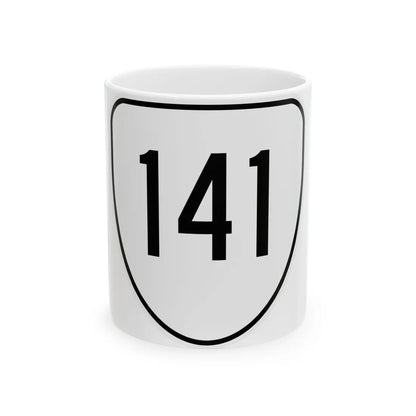 Virginia 141 1956 (Virginia) (Road Sign) White Coffee Mug 11oz - Go Mug Yourself