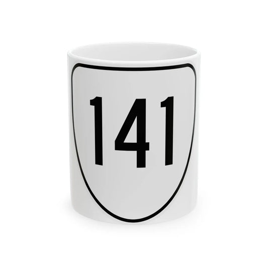 Virginia 141 1956 (Virginia) (Road Sign) White Coffee Mug 11oz - Go Mug Yourself
