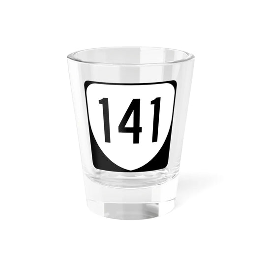 Virginia 141 1980 (Virginia) (Road Sign) Shot Glass 1.5oz 1.5oz - Go Mug Yourself