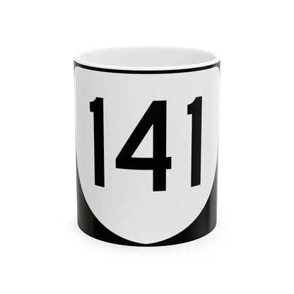 Virginia 141 (Virginia) (Road Sign) White Coffee Mug 11oz - Go Mug Yourself