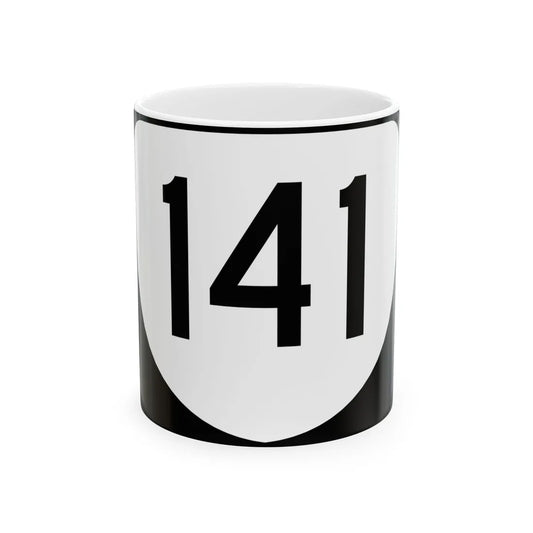 Virginia 141 (Virginia) (Road Sign) White Coffee Mug 11oz - Go Mug Yourself