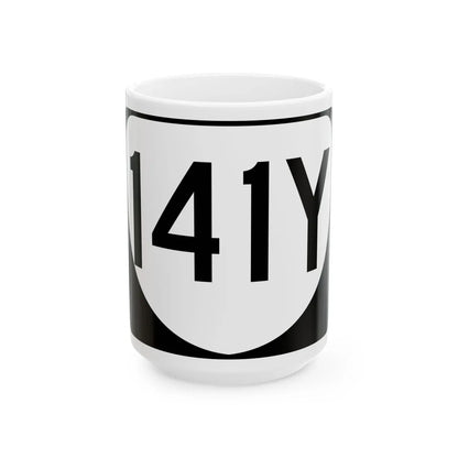 Virginia 141Y (Virginia) (Road Sign) White Coffee Mug 15oz - Go Mug Yourself