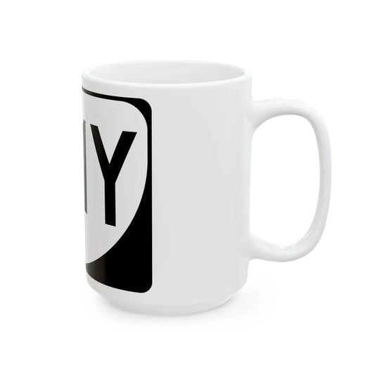 Virginia 141Y (Virginia) (Road Sign) White Coffee Mug - Go Mug Yourself