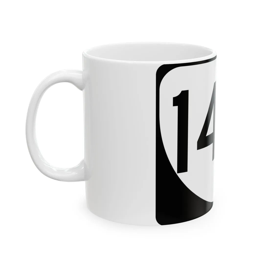 Virginia 141Y (Virginia) (Road Sign) White Coffee Mug - Go Mug Yourself