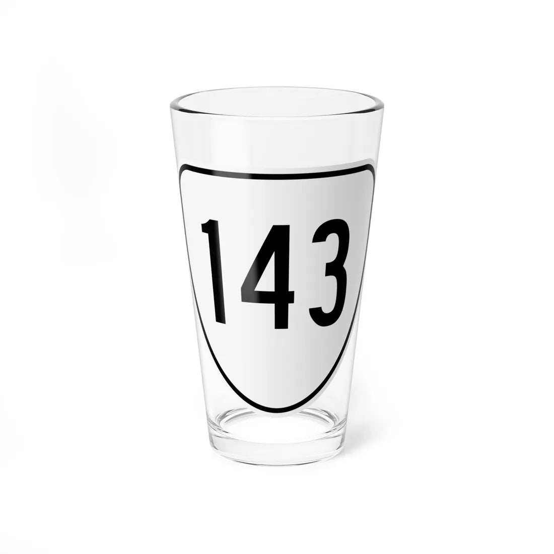 Virginia 143 1956 (Virginia) (Road Sign) Pint Glss 16oz 16oz - Go Mug Yourself