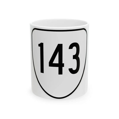 Virginia 143 1956 (Virginia) (Road Sign) White Coffee Mug 11oz - Go Mug Yourself