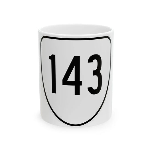 Virginia 143 1956 (Virginia) (Road Sign) White Coffee Mug 11oz - Go Mug Yourself