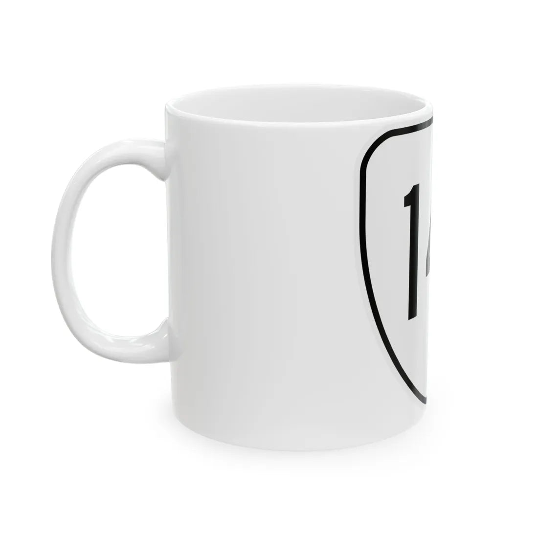 Virginia 143 1956 (Virginia) (Road Sign) White Coffee Mug - Go Mug Yourself
