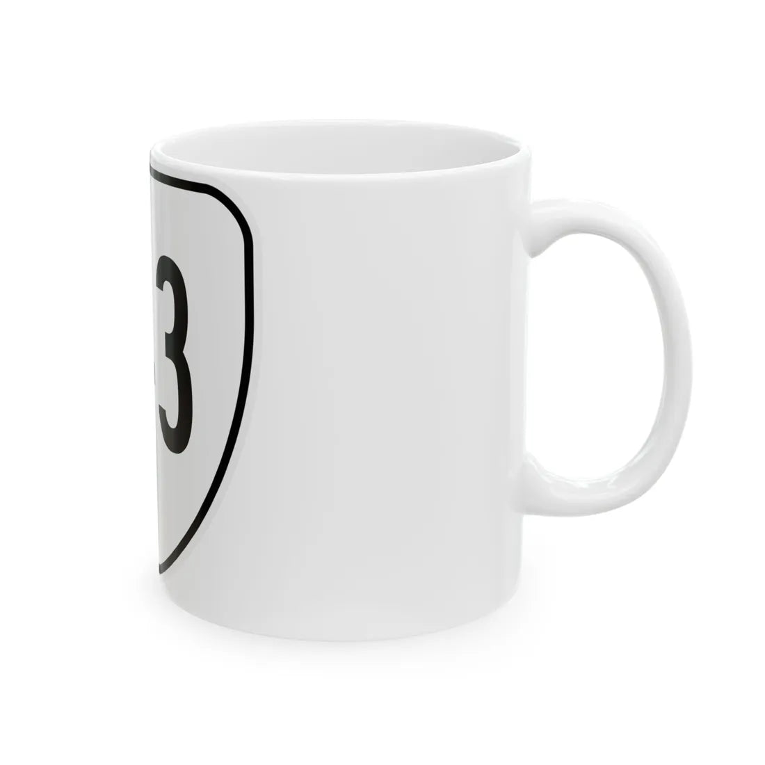 Virginia 143 1956 (Virginia) (Road Sign) White Coffee Mug - Go Mug Yourself