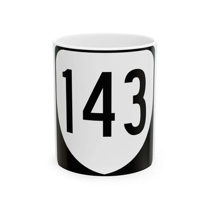 Virginia 143 1980 (Virginia) (Road Sign) White Coffee Mug 11oz - Go Mug Yourself