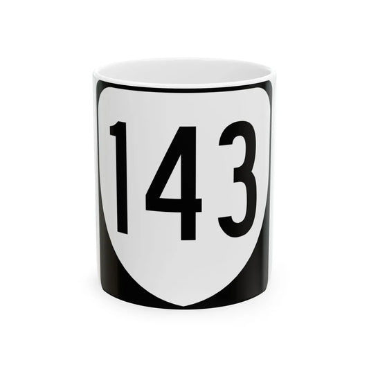 Virginia 143 1980 (Virginia) (Road Sign) White Coffee Mug 11oz - Go Mug Yourself