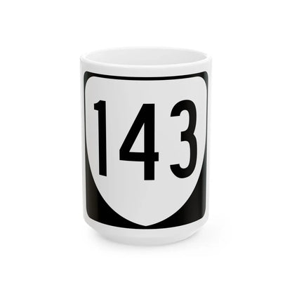 Virginia 143 1980 (Virginia) (Road Sign) White Coffee Mug 15oz - Go Mug Yourself