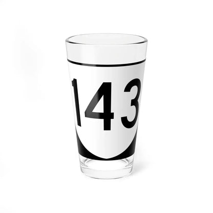 Virginia 143 (Virginia) (Road Sign) Pint Glass 16oz 16oz - Go Mug Yourself