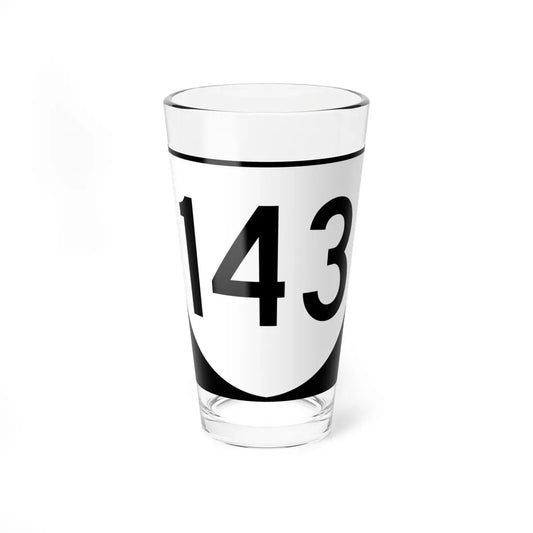 Virginia 143 (Virginia) (Road Sign) Pint Glass 16oz 16oz - Go Mug Yourself