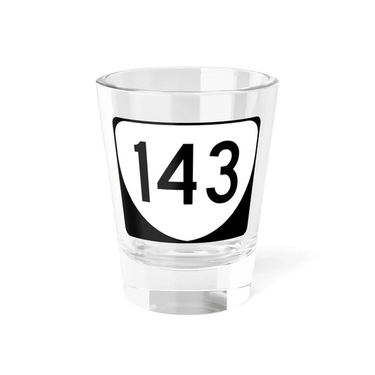Virginia 143 (Virginia) (Road Sign) Shot Glass 1.5oz 1.5oz - Go Mug Yourself