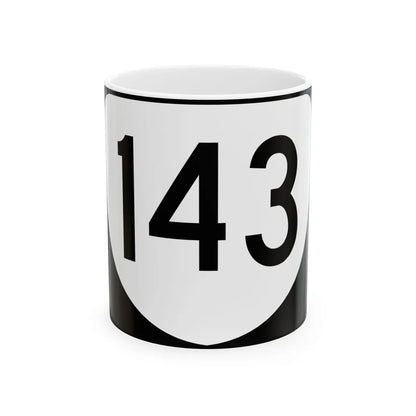 Virginia 143 (Virginia) (Road Sign) White Coffee Mug 11oz - Go Mug Yourself