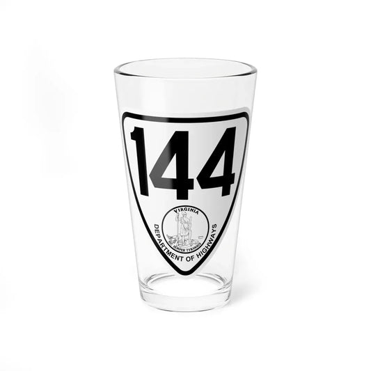 Virginia 144 1924 (Virginia) (Road Sign) Pint Glass 16oz 16oz - Go Mug Yourself