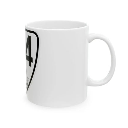 Virginia 144 1924 (Virginia) (Road Sign) White Coffee Mug - Go Mug Yourself