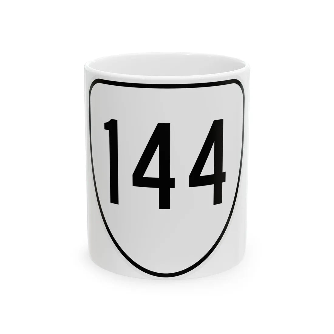 Virginia 144 1956 (Virginia) (Road Sign) White Coffee Mug 11oz - Go Mug Yourself