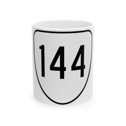 Virginia 144 1956 (Virginia) (Road Sign) White Coffee Mug 11oz - Go Mug Yourself
