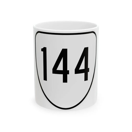 Virginia 144 1956 (Virginia) (Road Sign) White Coffee Mug 11oz - Go Mug Yourself