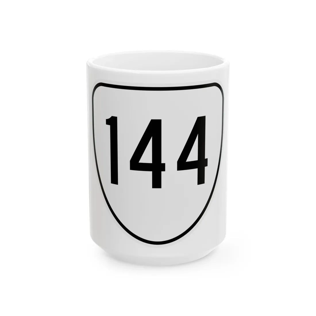 Virginia 144 1956 (Virginia) (Road Sign) White Coffee Mug 15oz - Go Mug Yourself
