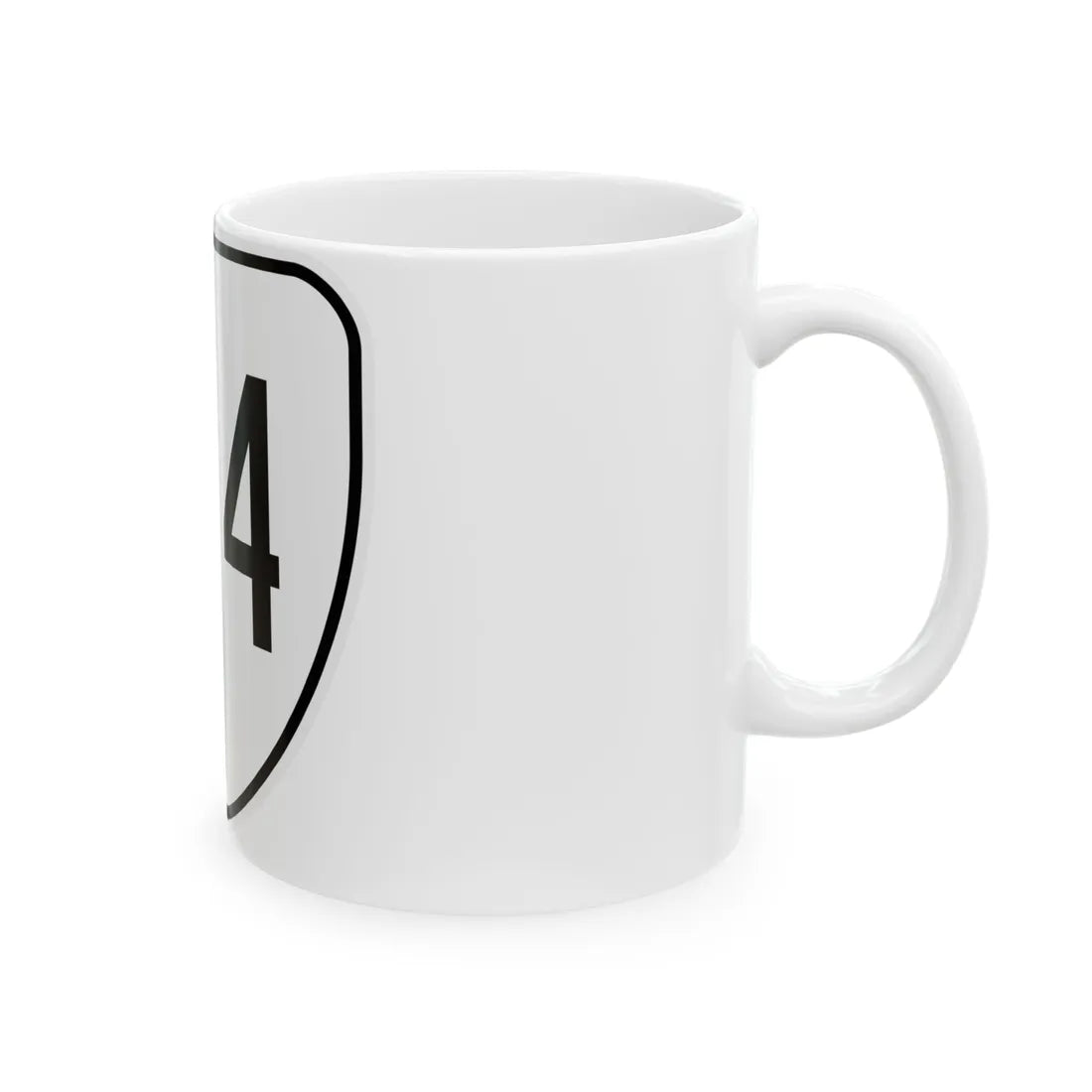 Virginia 144 1956 (Virginia) (Road Sign) White Coffee Mug - Go Mug Yourself